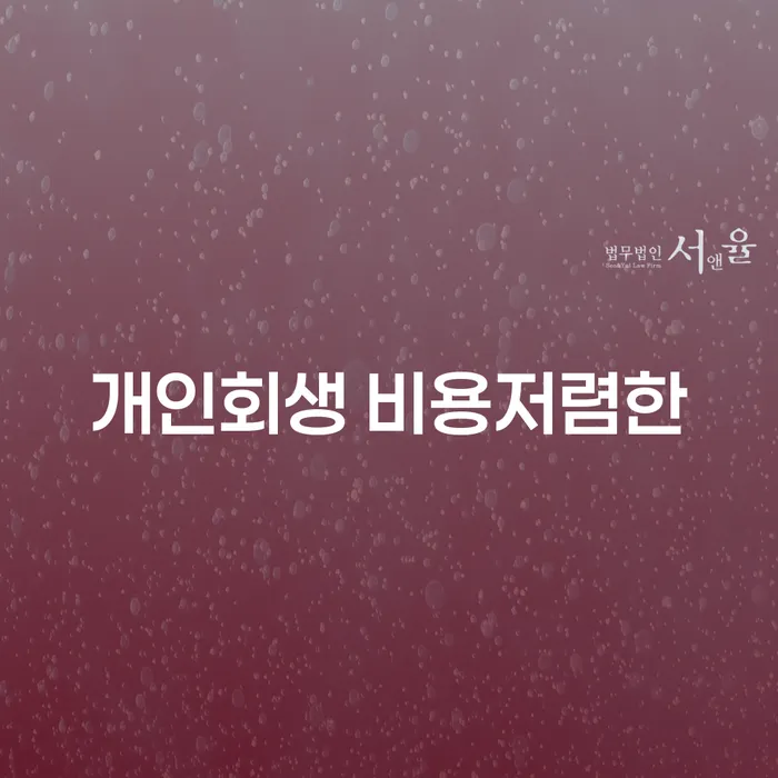 개인회생접수 빚청산 정확한상담을