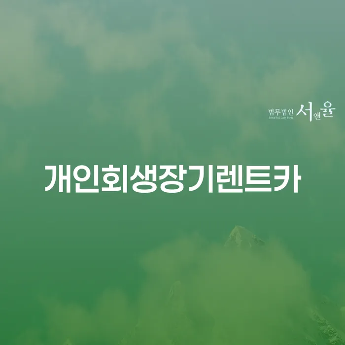 개인회생변호사 빚 합법적인 빠른방법 관련정보