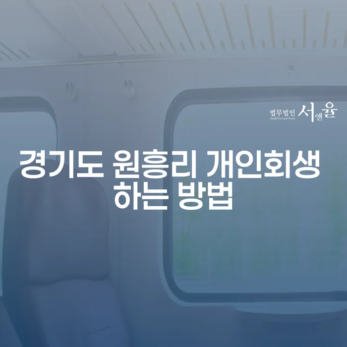 경기도 원흥리에서 개인회생을 효과적으로 신청하는 방법은 무엇인가요?